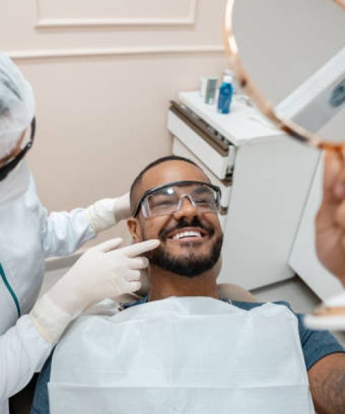 Man, Smile, Dentist, Examination, Office