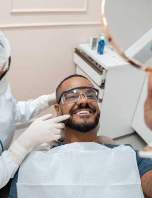 Man, Smile, Dentist, Examination, Office